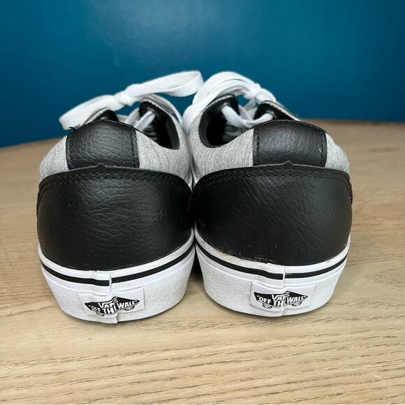 Vans Off The Wall Ward Lo Deluxe ‘T&L Drizzle’ Leather Lace Up Sneakers Men’s 10 - Picture 5 of 7